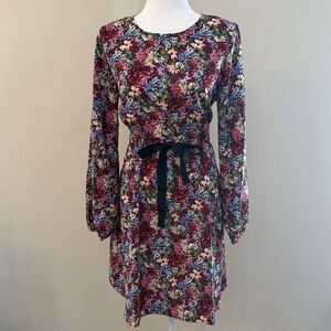 Molly Bracken Women's Medium Long Sleeve Floral Dress